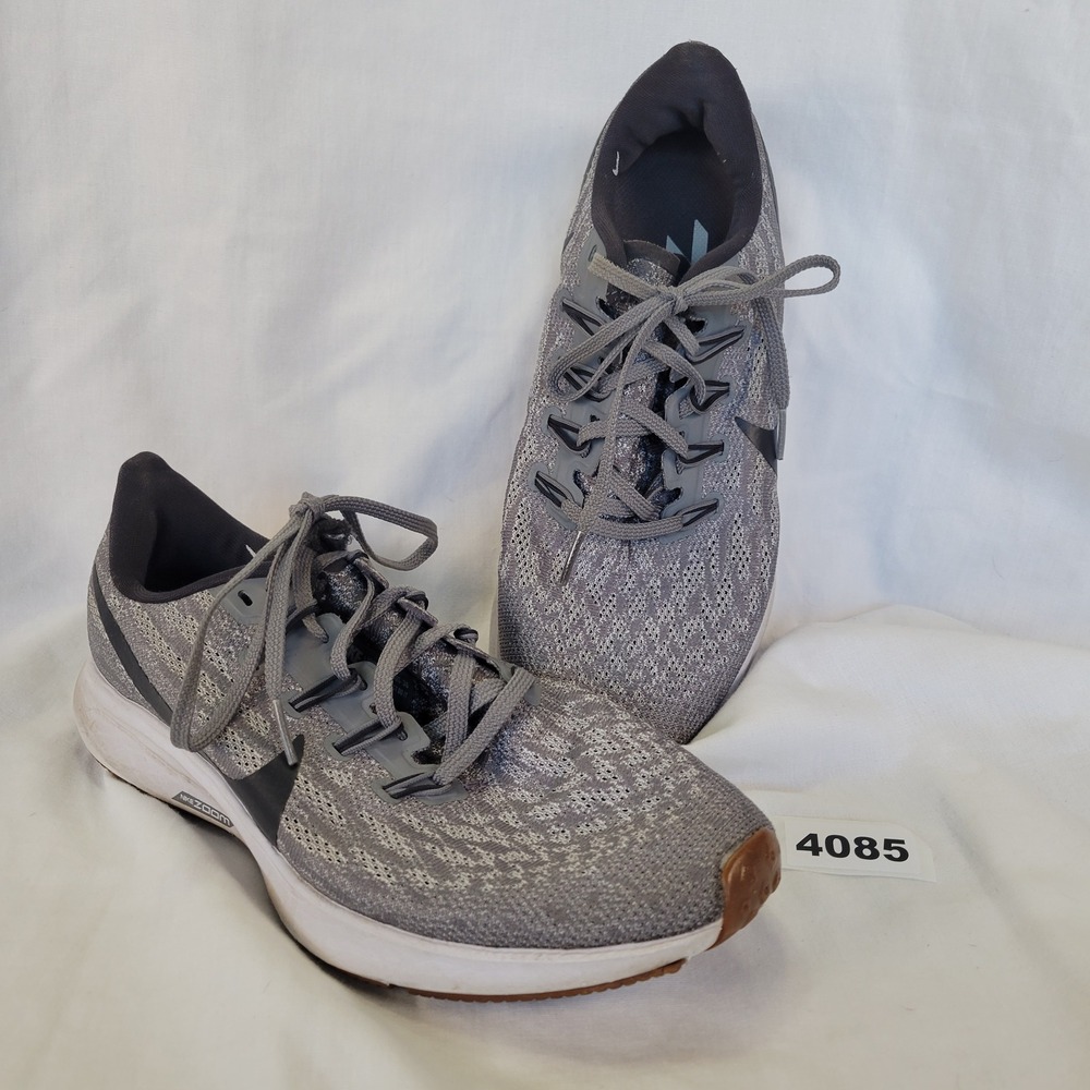 Nike Air Zoom Pegasus 36 Mens Grey Running Shoes Size 8